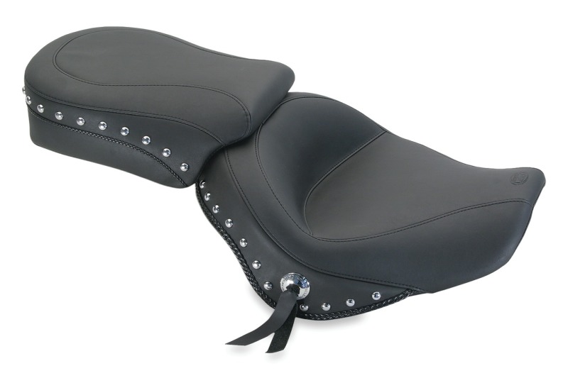 Picture of Mustang Motorcycle MMP 2 Piece Studs Two-Piece Motorcycle Seats - 76830