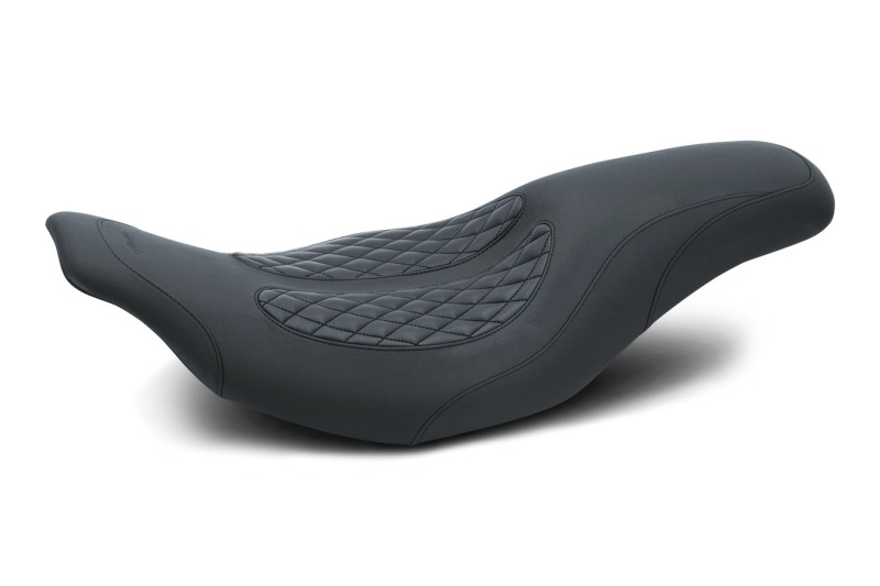 Picture of Mustang Motorcycle MMP 1 Piece Diamond One-Piece Motorcycle Seats - 76983