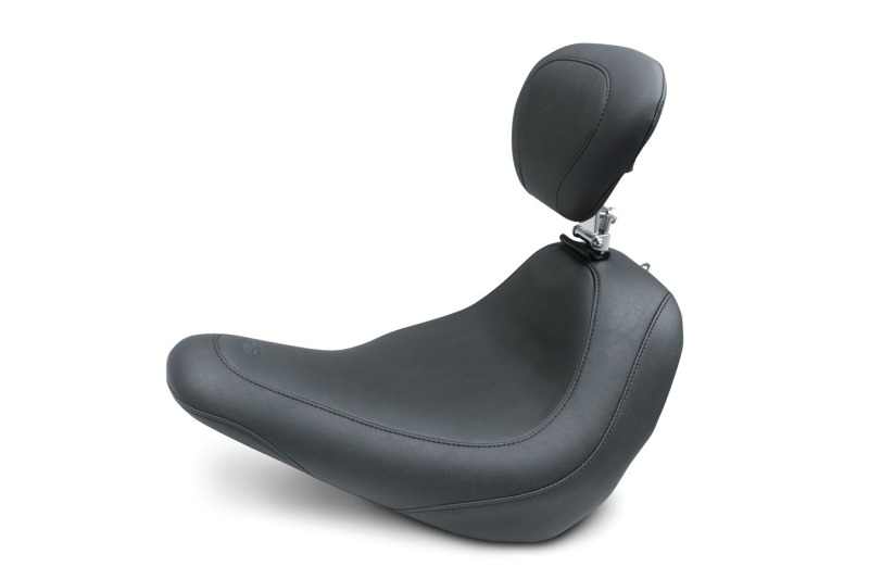Picture of Mustang Motorcycle MMP Solo with Driver Backrest Original Solo Motorcycle Seats - 79043