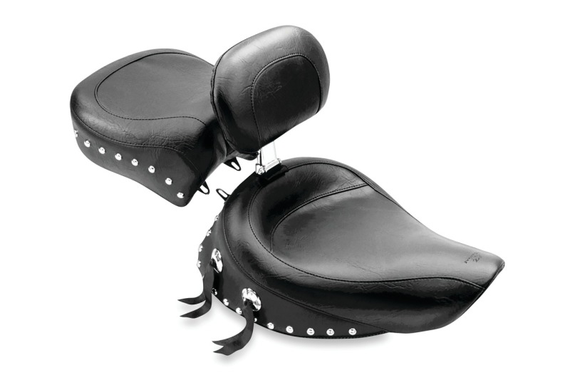 Picture of Mustang Motorcycle MMP Passenger Studs Passenger Motorcycle Seats - 79119