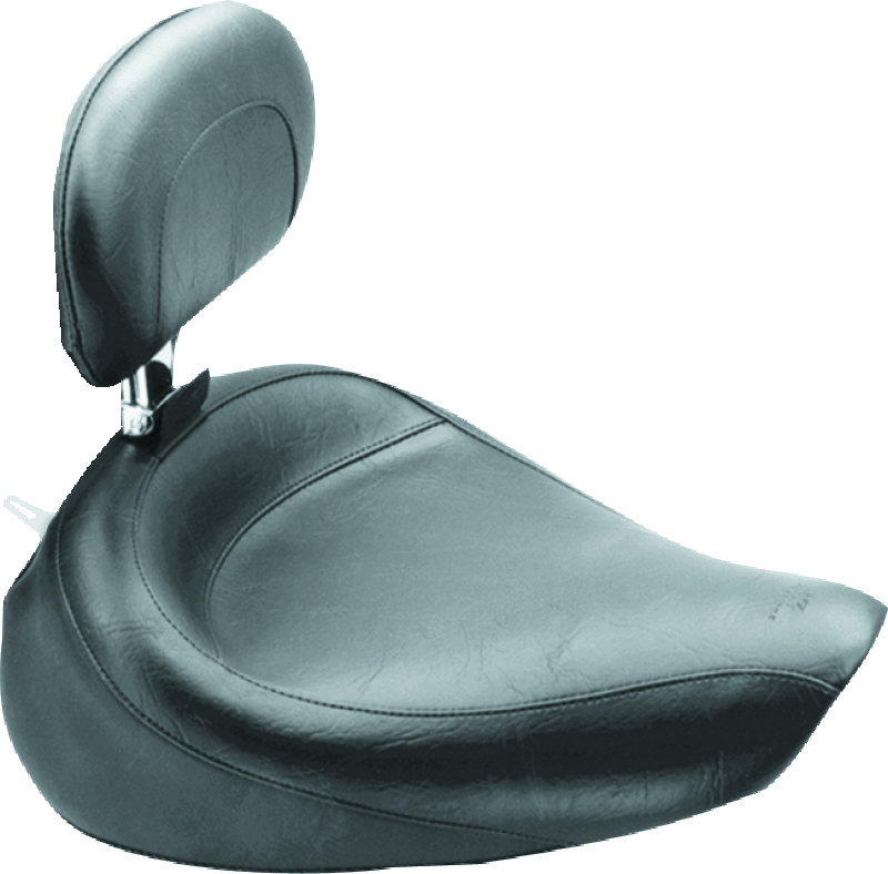 Picture of Mustang Motorcycle MMP Solo with Driver Backrest Original Solo Motorcycle Seats - 79129
