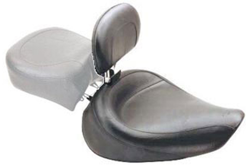 Picture of Mustang Motorcycle MMP Solo with Driver Backrest Original Solo Motorcycle Seats - 79348