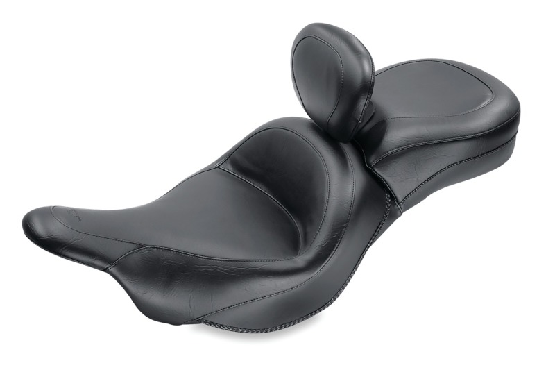 Picture of Mustang Motorcycle MMP 1 Piece Touring with Driver Backrest Original One-Piece Motorcycle Seats - 79631