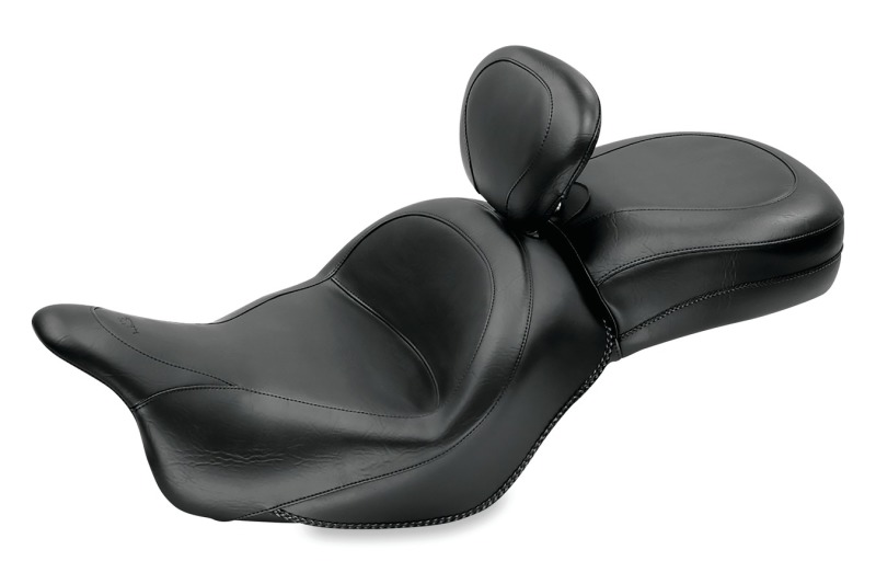 Picture of Mustang Motorcycle MMP 1 Piece Touring with Driver Backrest Original One-Piece Motorcycle Seats - 79635