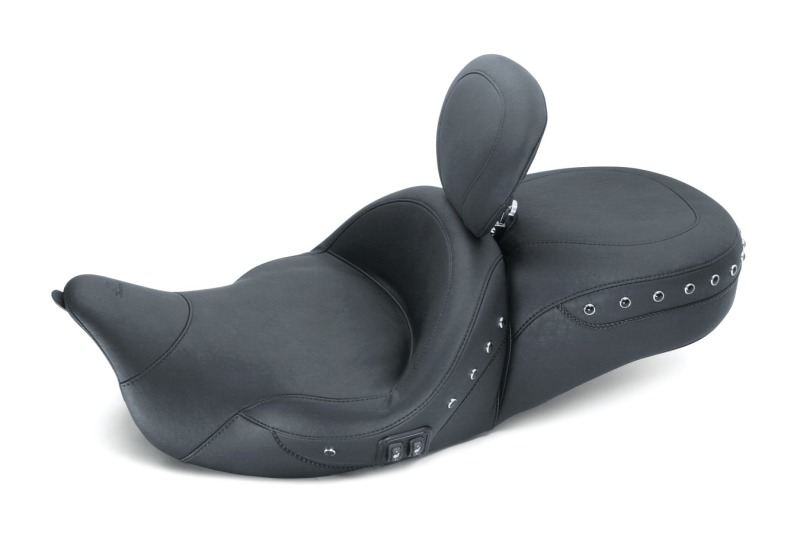 Picture of Mustang Motorcycle MMP 1 Piece Heated One-Piece Motorcycle Seats - 79645