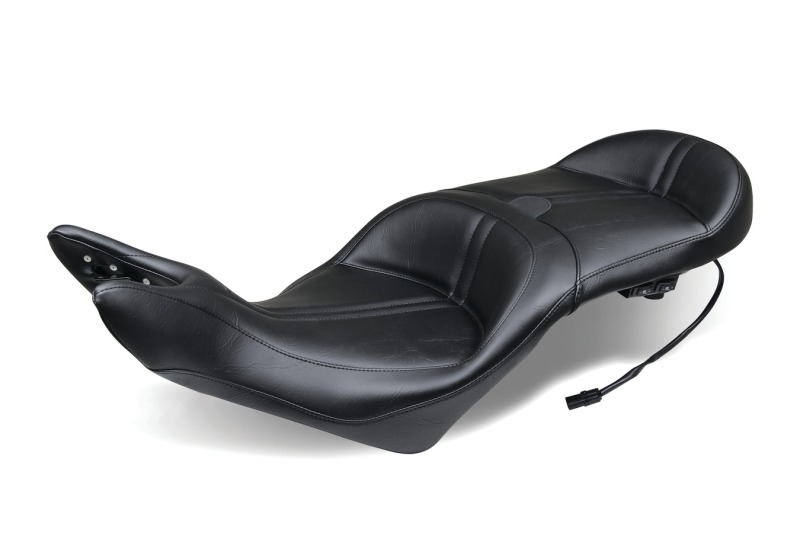 Picture of Mustang Motorcycle MMP 1 Piece Touring with Driver Backrest Original One-Piece Motorcycle Seats - 79723