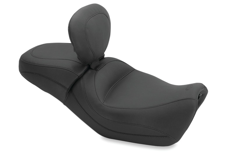 Picture of Mustang Motorcycle MMP 1 Piece Touring with Driver Backrest Original One-Piece Motorcycle Seats - 79786