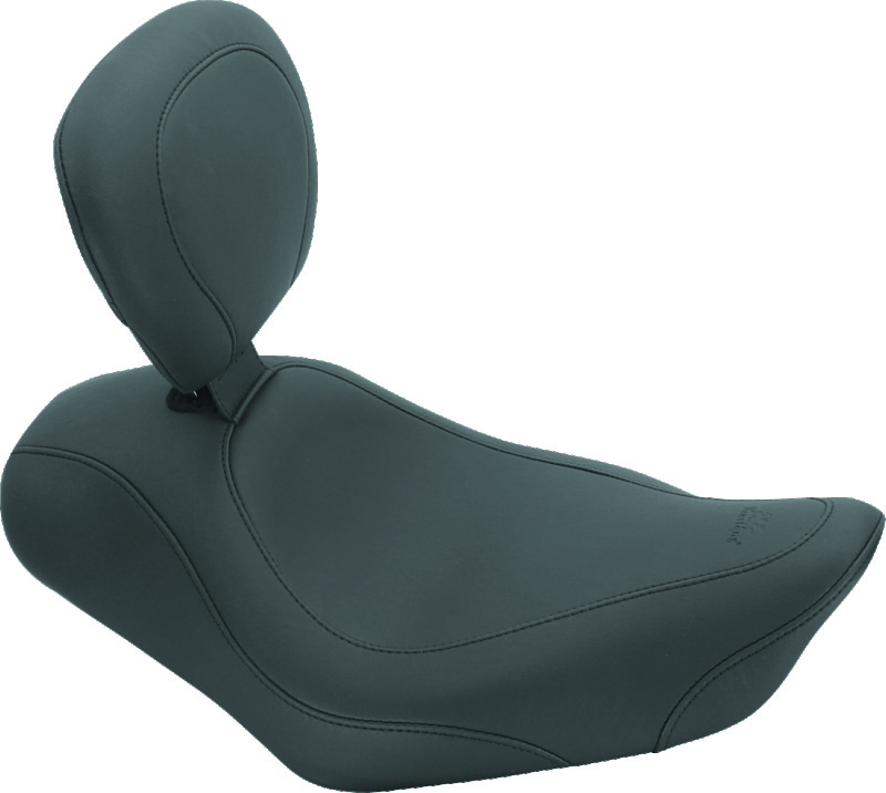 Picture of Mustang Motorcycle MMP Solo with Driver Backrest Original Solo Motorcycle Seats - 79812