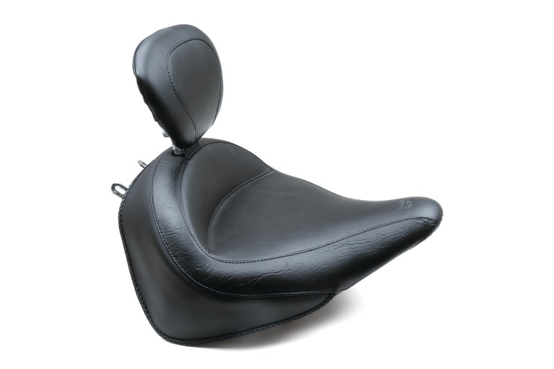 Picture of Mustang Motorcycle MMP Solo with Driver Backrest Original Solo Motorcycle Seats - 79916