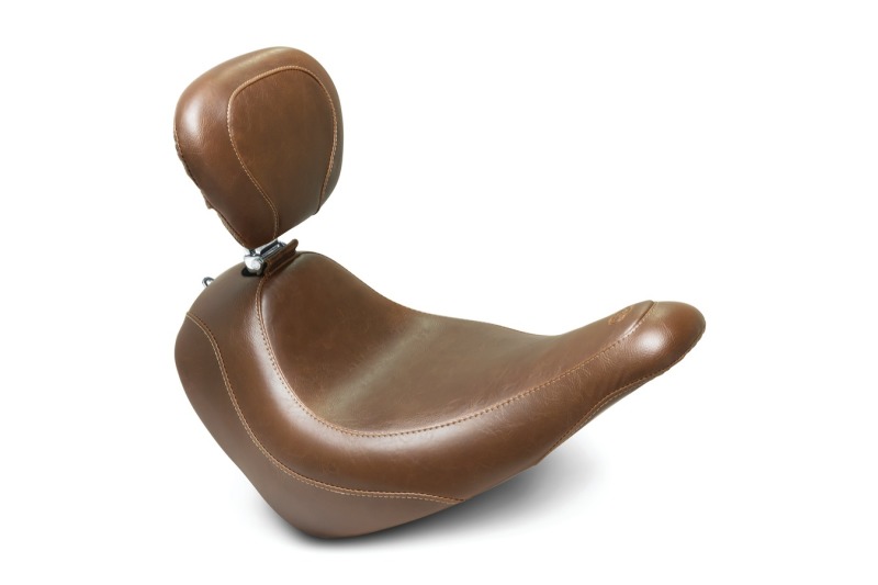 Picture of Mustang Motorcycle MMP Solo with Driver Backrest Original Solo Motorcycle Seats - 83037