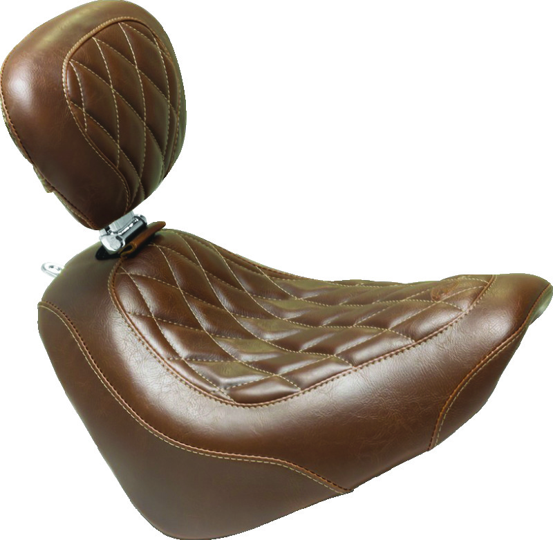 Picture of Mustang Motorcycle MMP Passenger Diamond Passenger Motorcycle Seats - 83060