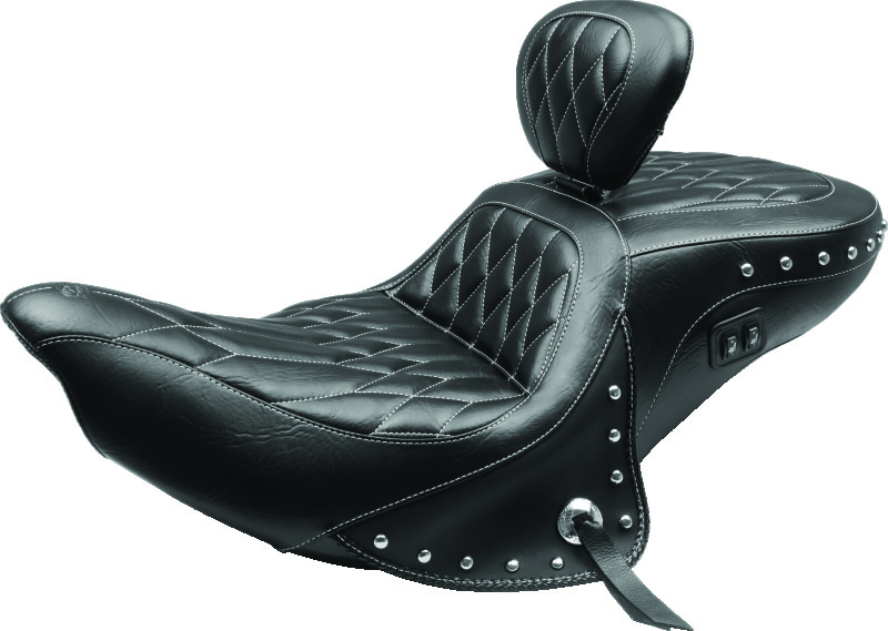 Picture of Mustang Motorcycle MMP 1 Piece Original One-Piece Motorcycle Seats - 79664WT