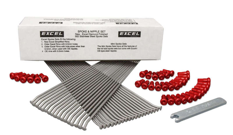 Picture of Excel EXC Spoke Kits Rear Wheel Spokes - XS8-52187R