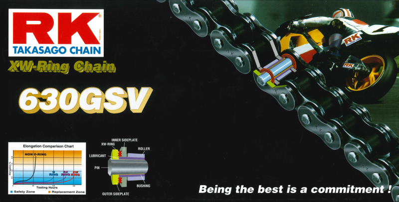 Picture of RK Chain RKC Sealed Ring Chain - 630GSV-102