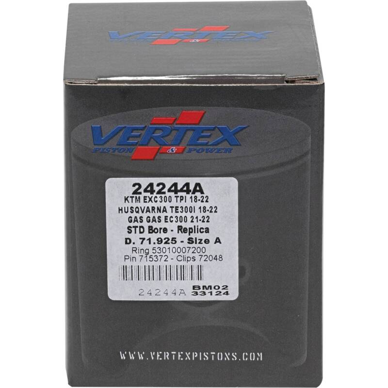 Picture of Vertex Pistons VEP Cast Replica Piston Kit Piston Sets - 24244A