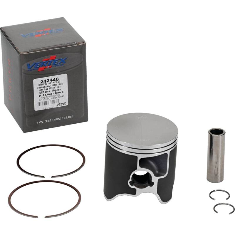 Picture of Vertex Pistons VEP Cast Replica Piston Kit Piston Sets - 24244C