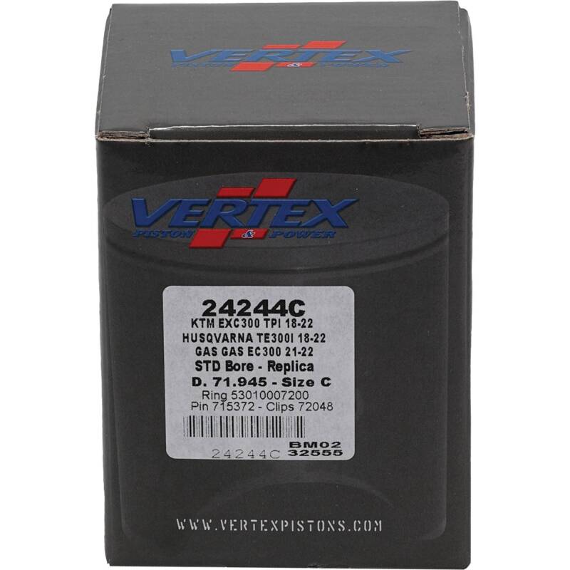 Picture of Vertex Pistons VEP Cast Replica Piston Kit Piston Sets - 24244C