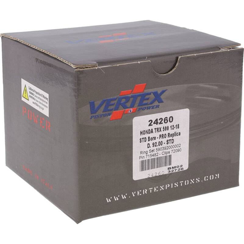 Picture of Vertex Pistons VEP Forged Replica Piston Kit Piston Sets - 24260