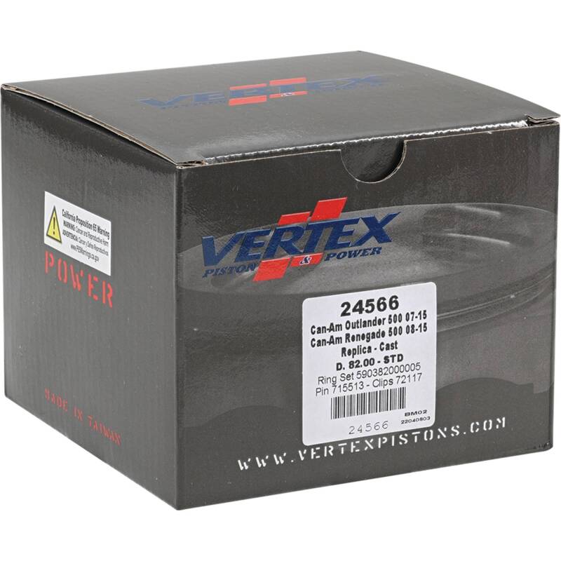 Picture of Vertex Pistons VEP Cast Replica Piston Kit Piston Sets - 24566