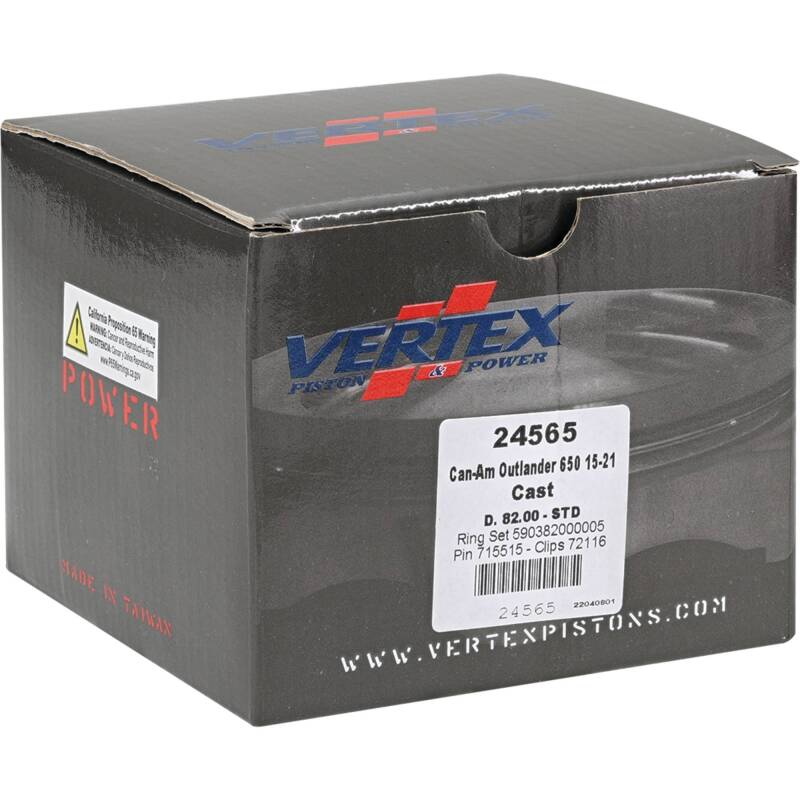 Picture of Vertex Pistons VEP Cast Replica Piston Kit Piston Sets - 24565