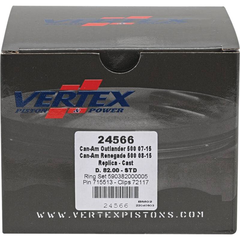Picture of Vertex Pistons VEP Cast Replica Piston Kit Piston Sets - 24566