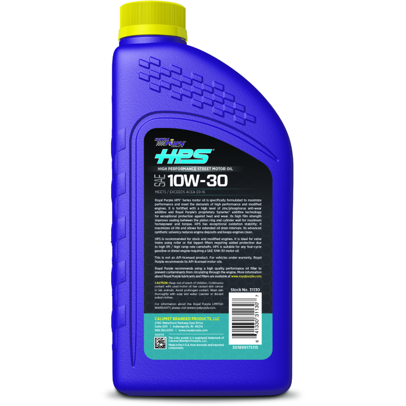 Picture of Royal Purple RLP Motor Oil-HPS High Perf Street - 36130
