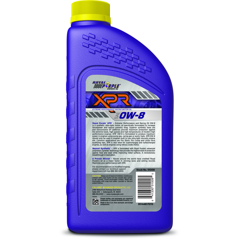 Picture of Royal Purple RLP Motor Oil-XPR Extreme Perf Racing - 06009