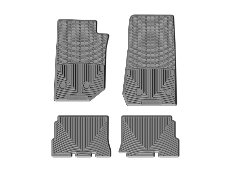 Picture of WeatherTech WT Rubber Mats-Front-Grey Floor Mats - W321GR-W322GR