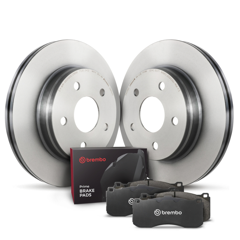 Picture of Brembo OE BRE UV Coated OE Equiv Rotors Front Brake Rotors - KT04412