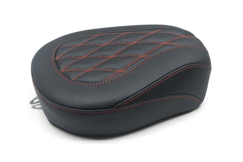 Picture of Mustang Motorcycle MMP Passenger Diamond Passenger Motorcycle Seats - 76648AB
