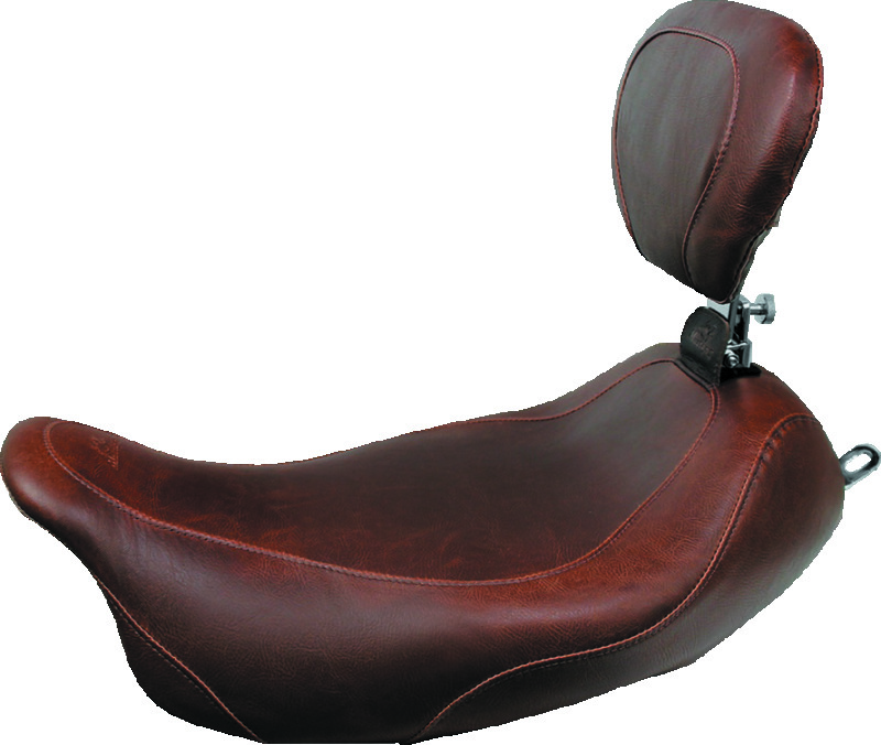 Picture of Mustang Motorcycle MMP One-Piece 2 Up Seat Solo Motorcycle Seats - 75239AB