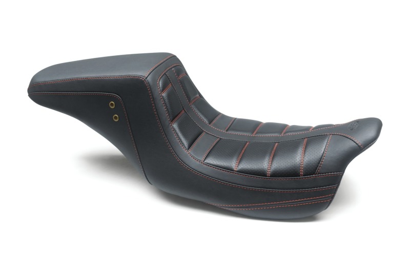 Picture of Mustang Motorcycle MMP One-Piece 2 Up Seat Solo Motorcycle Seats - 75239AB