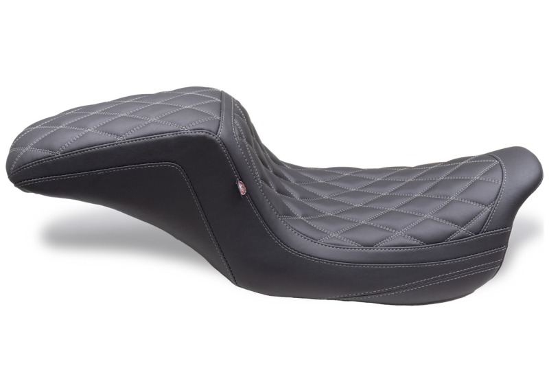 Picture of Mustang Motorcycle MMP 1 Piece Diamond One-Piece Motorcycle Seats - 75299GM
