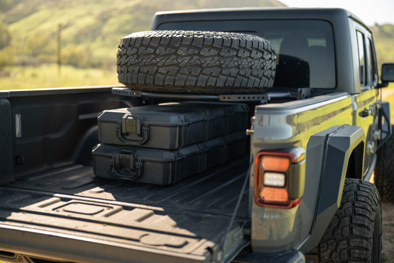 Picture of DV8 Offroad DVE Tire Carriers Chase Racks - TCGL-03