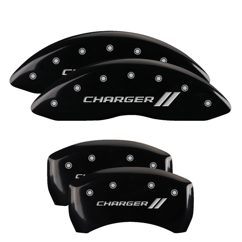 Picture of MGP Caliper Covers 4 Logo Front - 12181SCH1BK