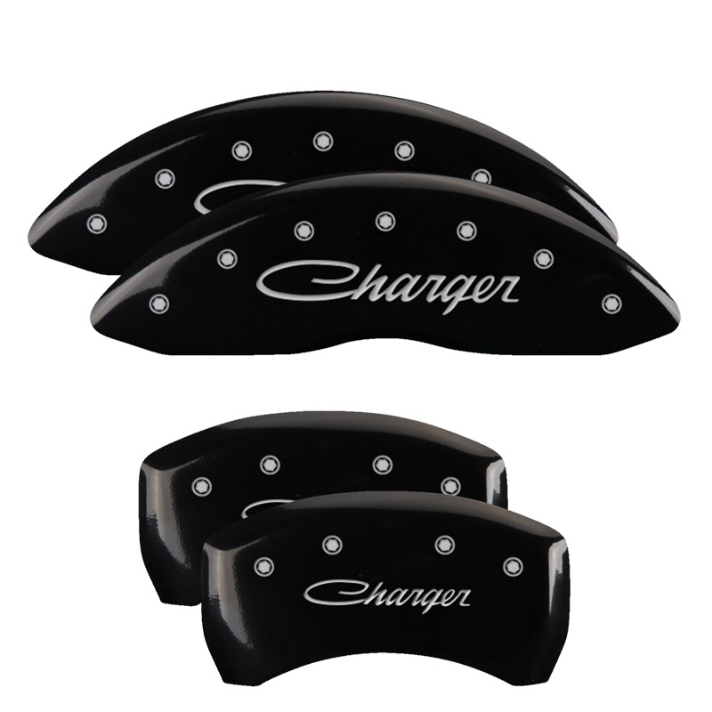 Picture of MGP Caliper Covers 4 Logo Front - 12181SCHSBK