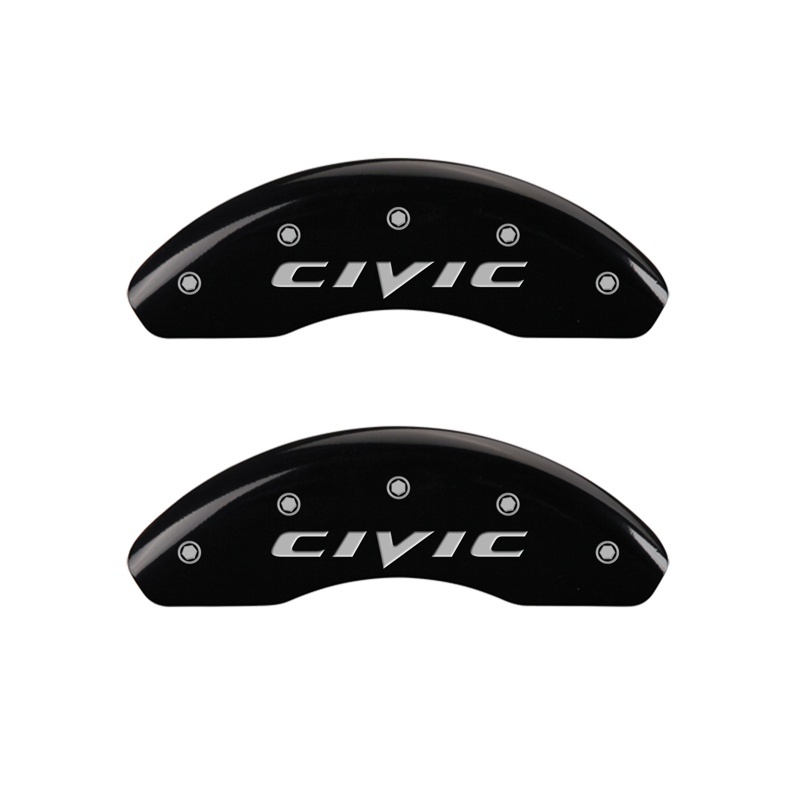 Picture of MGP Caliper Covers 2 Logo Front - 20212FCIVBK