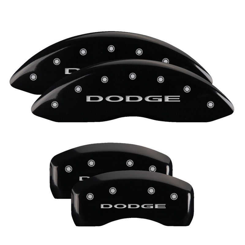Picture of MGP Caliper Covers 4 Logo Front - 12192SDD4BK