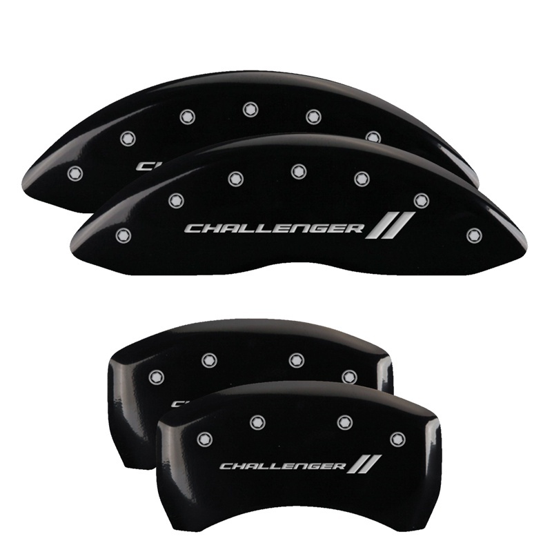 Picture of MGP Caliper Covers 4 Logo Front - 12162SCL1BK