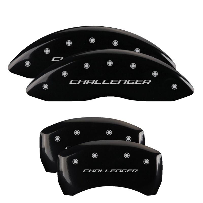 Picture of MGP Caliper Covers 4 Logo Front - 12162SCLBBK