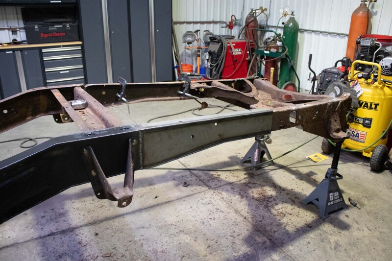 Picture of RBR Frame Section - Rustbuster Over-Axle Frame Section Left Side rbrRB7002L