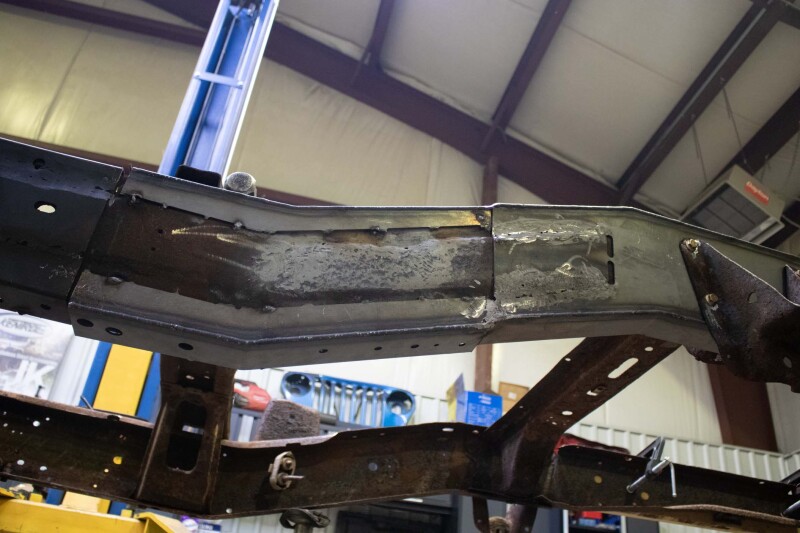 Picture of RBR Frame Section - Rustbuster Leaf Spring Frame Section Left Side rbrRB7003L