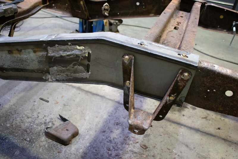 Picture of RBR Frame Section - Rustbuster Leaf Spring Frame Section Right Side rbrRB7003R