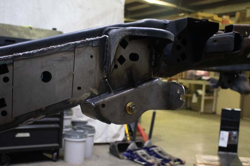 Picture of RBR Spring Mounts - Rustbuster Forward Leaf Spring Section Left Side rbrRB7014L