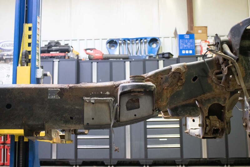 Picture of RBR Front Frame Section - Rustbuster Front Frame Section Left Side rbrRB7017L