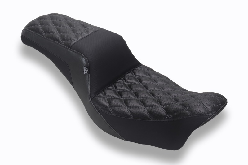 Picture of Mustang Motorcycle MMP One-Piece 2 Up Seat Solo Motorcycle Seats - 78810GM