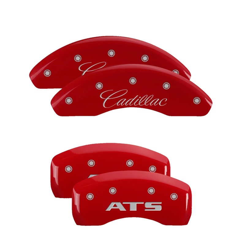 Picture of MGP Caliper Covers 4 Logo Front - 35023SATSRD