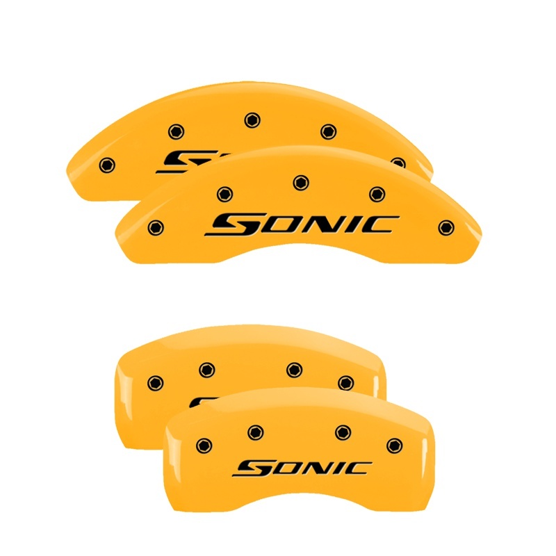Picture of MGP Caliper Covers 4 Logo Front - 14229SSNCYL