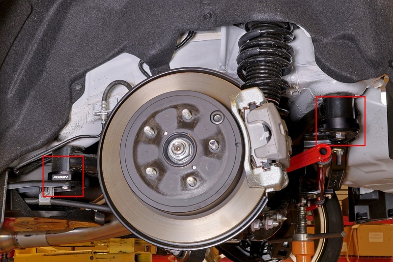 Picture of Perrin Performance PA Diff Subframe Lockdown Diff Braces - PSP-SUS-531BK