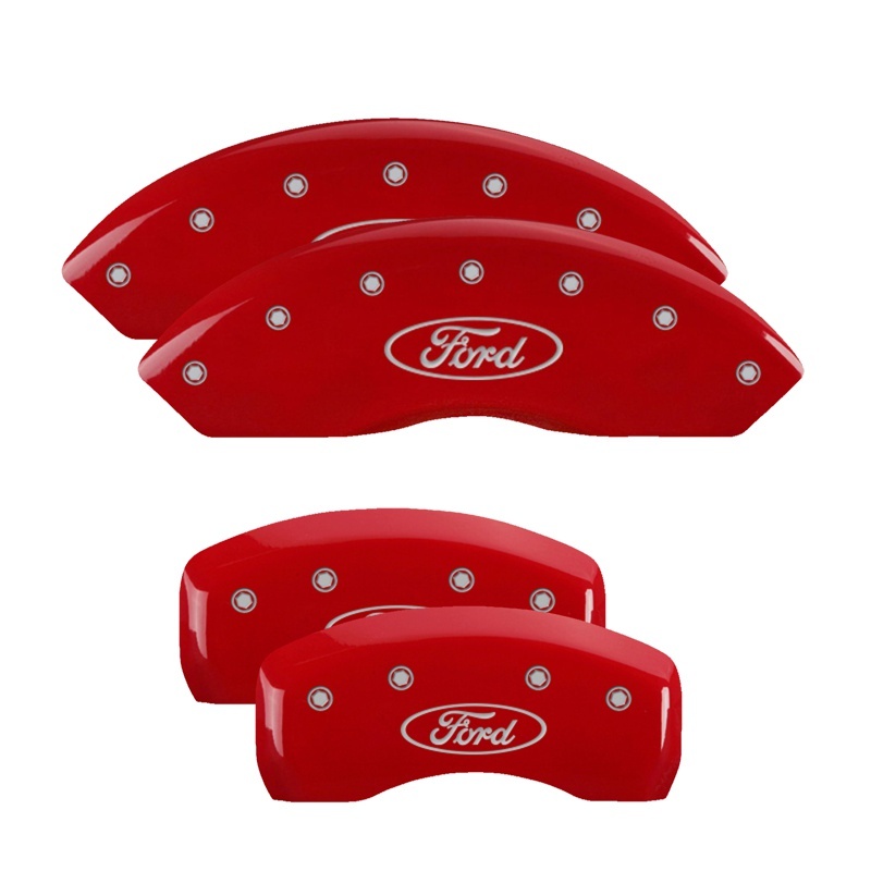Picture of MGP Caliper Covers 4 Logo Front - 10231SFRDRD